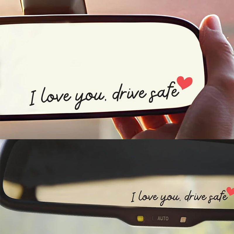 „I Love You Drive Safe“ Mirror stickers/„I Love You Drive Safe“ Autoaufkleber