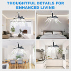 Household Silent Mini Fan Light