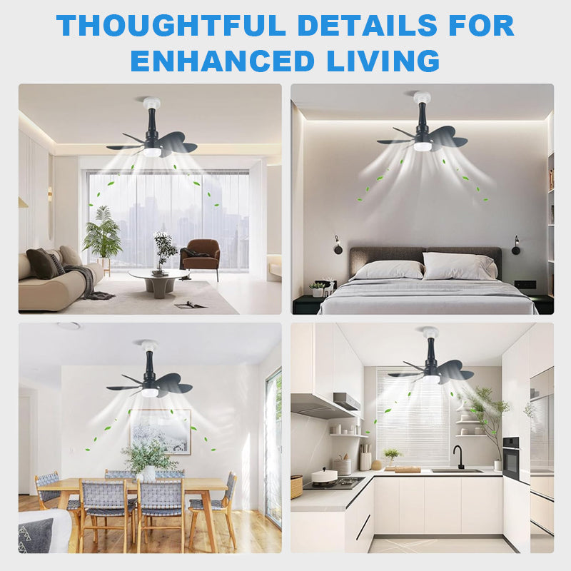 Household Silent Mini Fan Light
