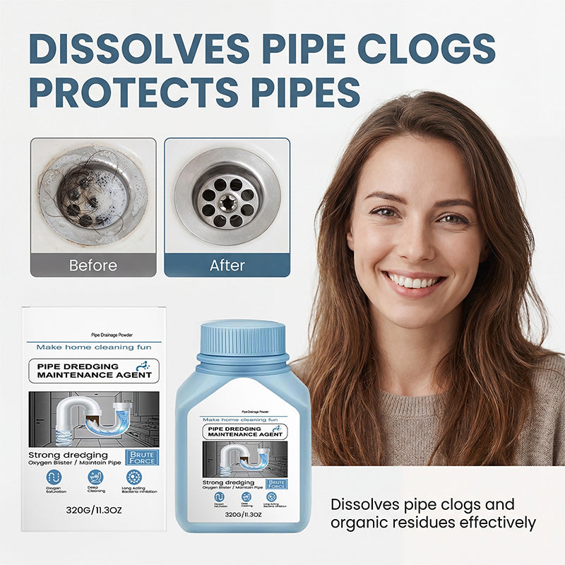 🚰 Powerful Drain Cleaning · Easy Home Maintenance · Fresh Pipes