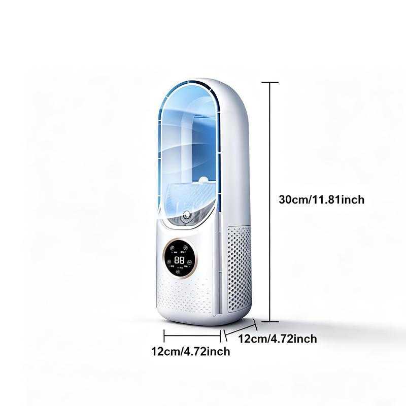 🌬️Desktop Bladeless Misting Fan