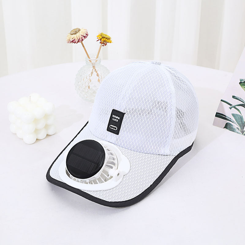 Ultralight UV Protection Baseball Cap with Solar Fan