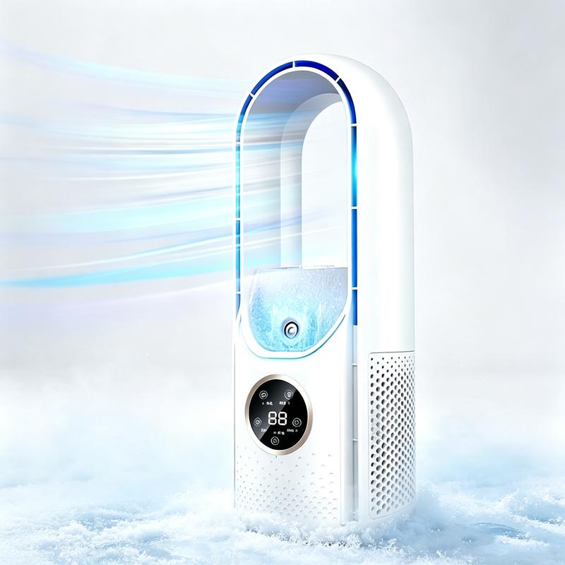 🌬️Desktop Bladeless Misting Fan