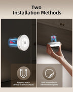 Three-color remote control sensor night light