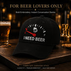 🍺 'JAG BEHÖVER ÖL' broderad basebollkeps – Unisex minneskeps 🧢