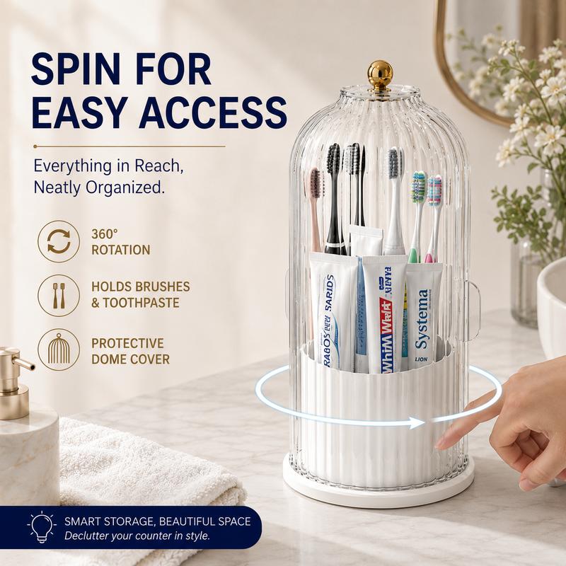 The Ultimate Dust-Proof Toothbrush Organiser
