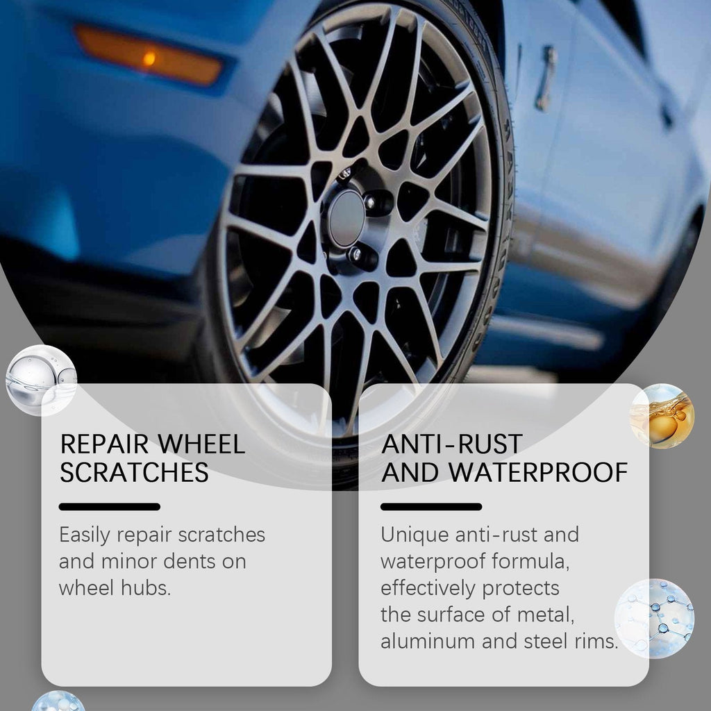 Repair pen for scratches on car wheels