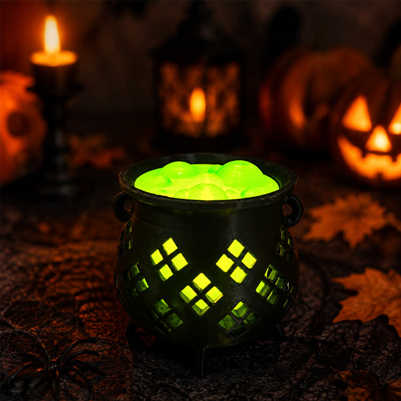 Witch crucible shaped tea wax lamp