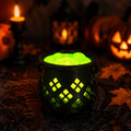 Witch crucible shaped tea wax lamp