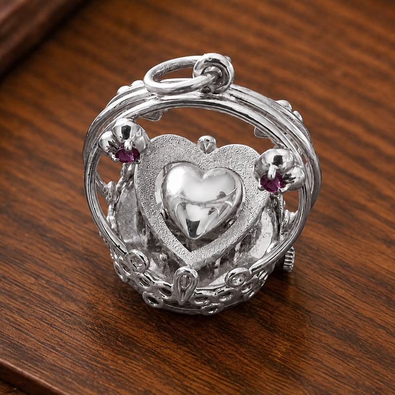 Romantic Mechanical Heart Pendant | Unique Love Gift Necklace For Couples