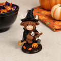 Halloween Highland Cow Witch Ornament