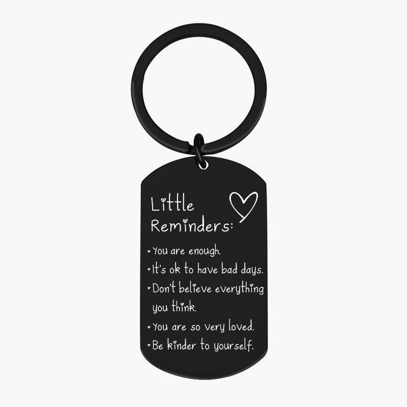 Little Reminders Engraved Keychain
