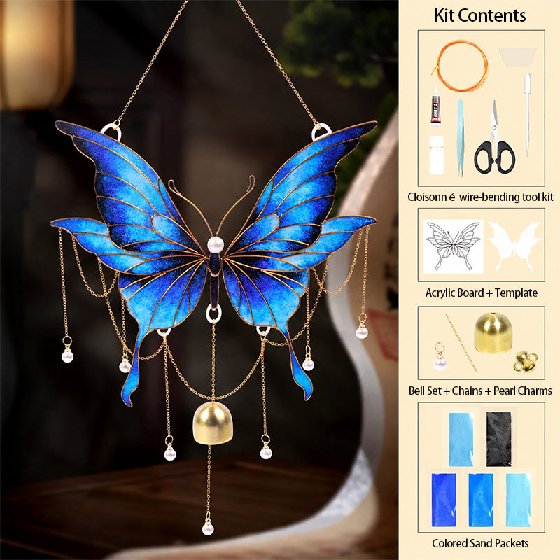 Cloisonné Enamel Wind Chime Hanging Ornament