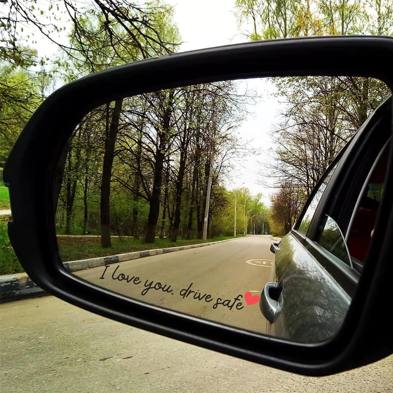 „I Love You Drive Safe“ Mirror stickers/„I Love You Drive Safe“ Autoaufkleber