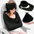 ✈️ 3-i-1 Resesovset – Ögonmask & Ergonomiskt Armstöd för Bekväm Sömn