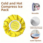 Cartoon Water Injection Cold Compress Bag for Sprains, Physiotherapy, Cooling Fabric Ice Pack, Outdoor Household Portable Foldable Cold/Hot Pack