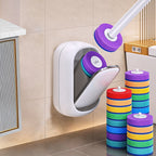 Disposable Toilet Brush System with Holder & Refills