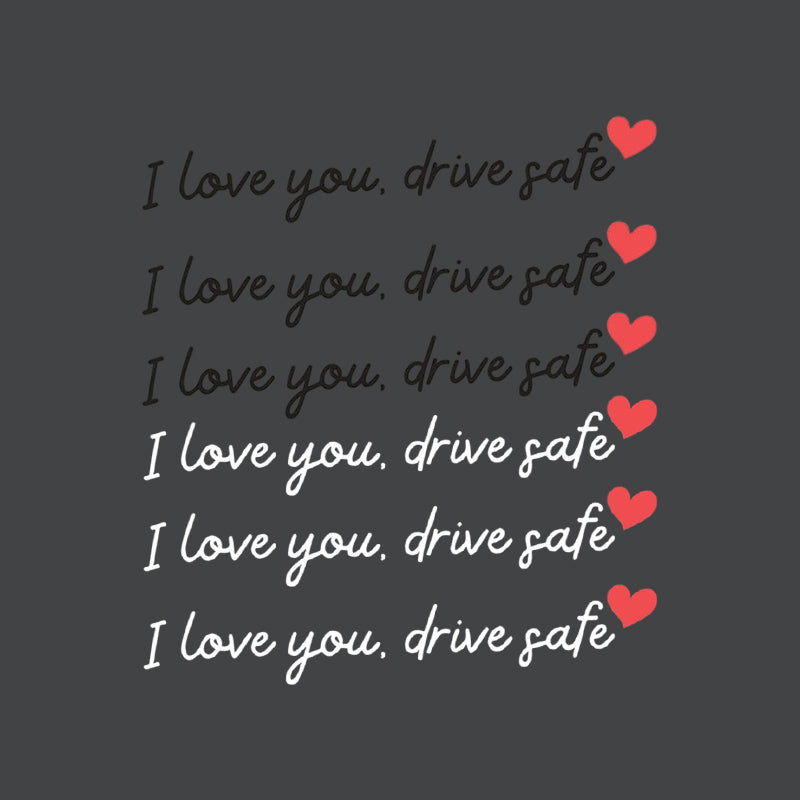 „I Love You Drive Safe“ Mirror stickers/„I Love You Drive Safe“ Autoaufkleber