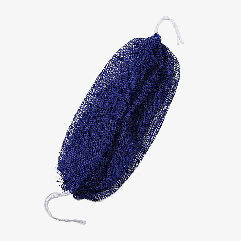 Back Exfoliating Bath Scrubber Long Strip with Rope Bath Towel High Elasticity Sauna Towel