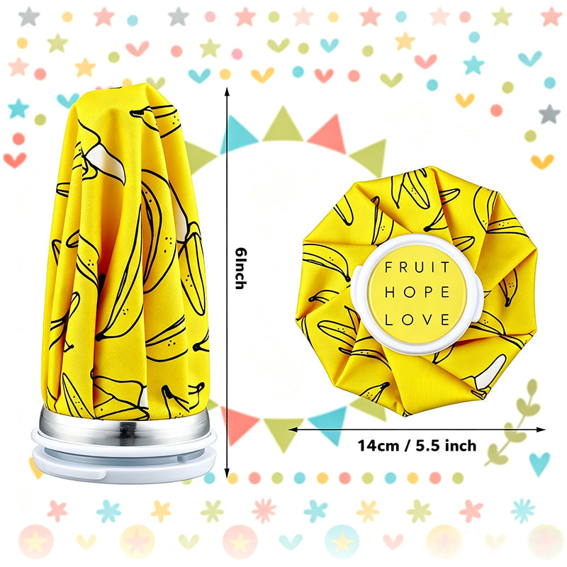 Cartoon Water Injection Cold Compress Bag for Sprains, Physiotherapy, Cooling Fabric Ice Pack, Outdoor Household Portable Foldable Cold/Hot Pack