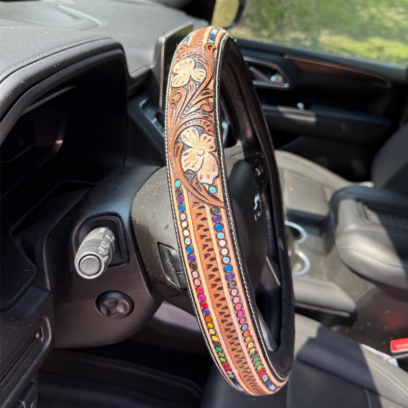 🤠 Funda de Volante Estilo Charro - Accesorio Auténtico para Tu Auto