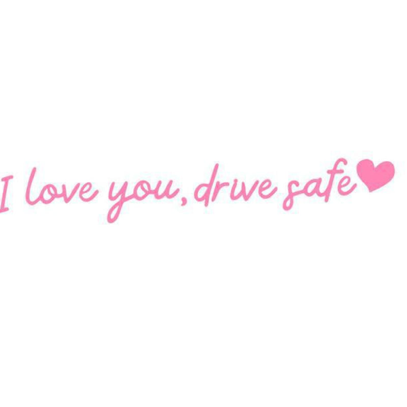 „I Love You Drive Safe“ Mirror stickers/„I Love You Drive Safe“ Autoaufkleber