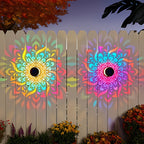 🌞✨Solar-powered mandala projector lamp