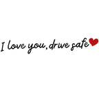 „I Love You Drive Safe“ Mirror stickers/„I Love You Drive Safe“ Autoaufkleber