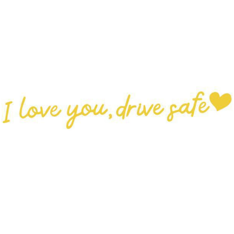 „I Love You Drive Safe“ Mirror stickers/„I Love You Drive Safe“ Autoaufkleber