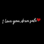 „I Love You Drive Safe“ Mirror stickers/„I Love You Drive Safe“ Autoaufkleber