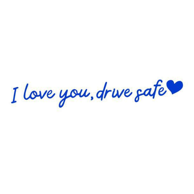 „I Love You Drive Safe“ Mirror stickers/„I Love You Drive Safe“ Autoaufkleber