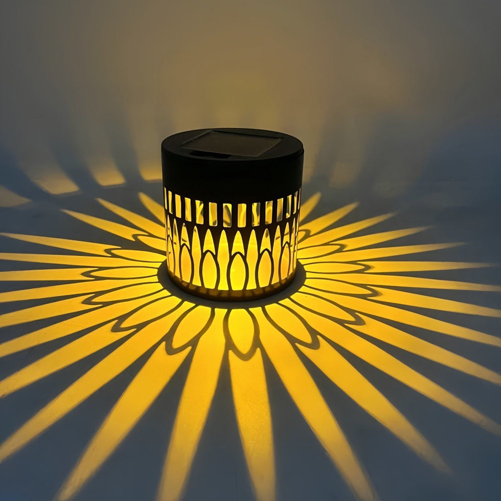 🌞✨Solar-powered mandala projector lamp