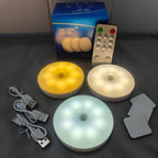 Three-color remote control sensor night light