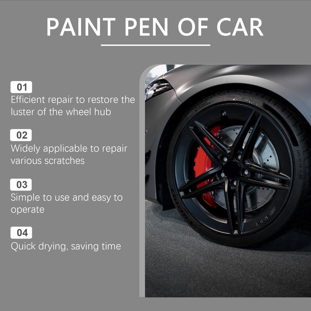 Repair pen for scratches on car wheels