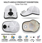 Ultralight UV Protection Baseball Cap with Solar Fan