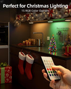 Three-color remote control sensor night light