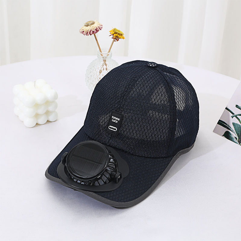 Ultralight UV Protection Baseball Cap with Solar Fan