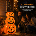 Halloween Light-Up Pumpkin Tower