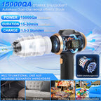 Cordless 4-in-1 Handheld Vacuum & Air Blower – Portable Rechargeable Cleaning Tool
