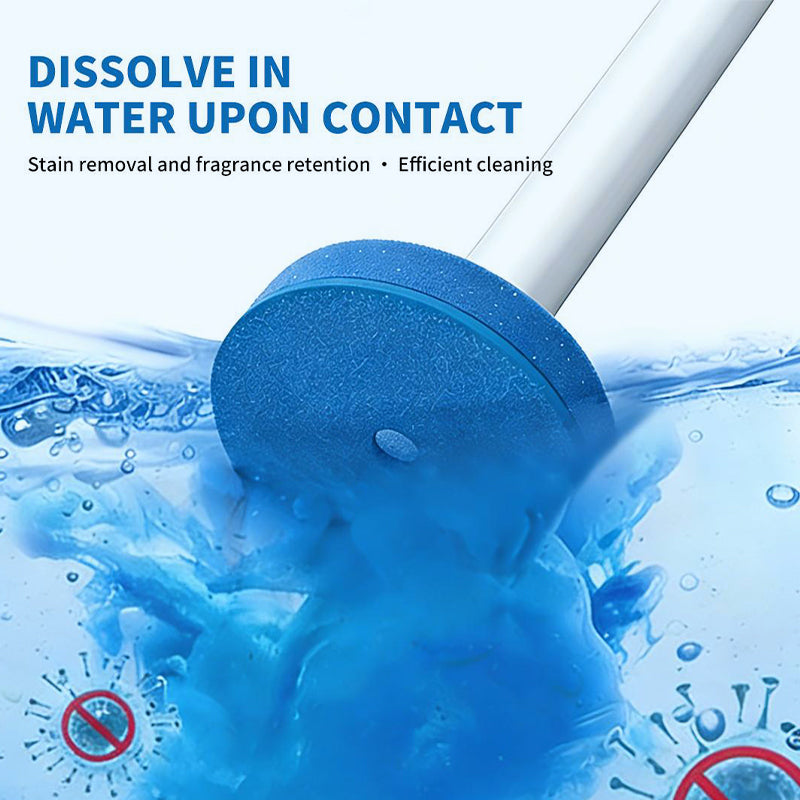 Disposable Toilet Brush System with Holder & Refills