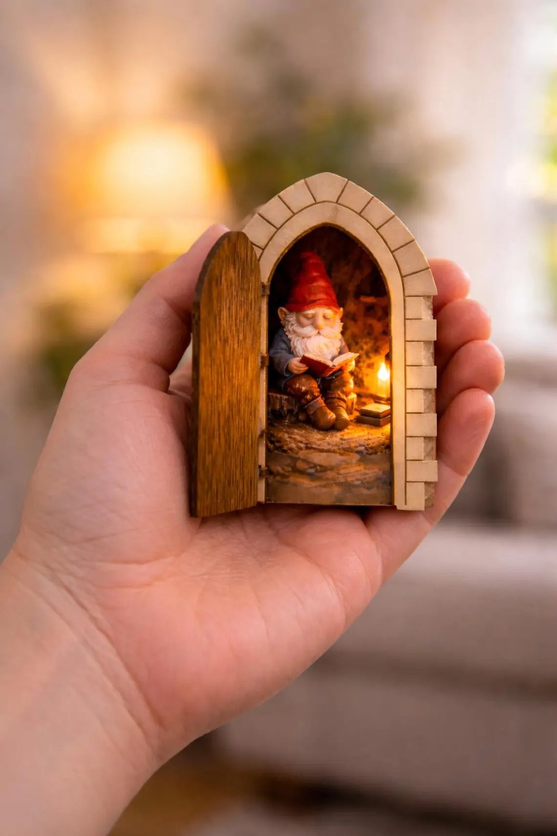 🚪✨ En magisk älvdörr – En liten värld bakom dörren