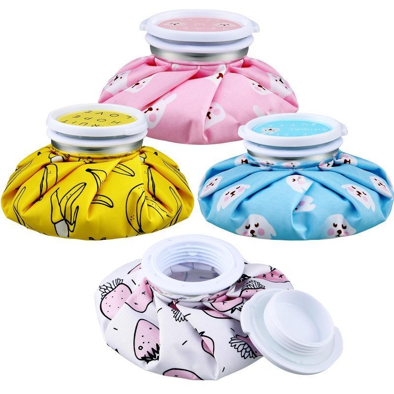 Cartoon Water Injection Cold Compress Bag for Sprains, Physiotherapy, Cooling Fabric Ice Pack, Outdoor Household Portable Foldable Cold/Hot Pack
