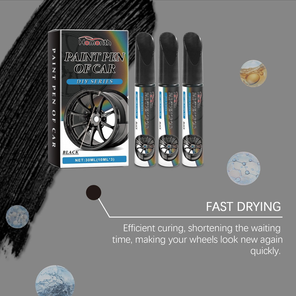 Repair pen for scratches on car wheels