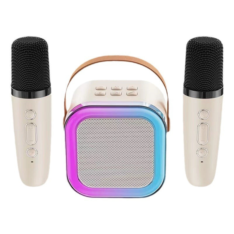 🧸 Mini karaoke machine with wireless microphone