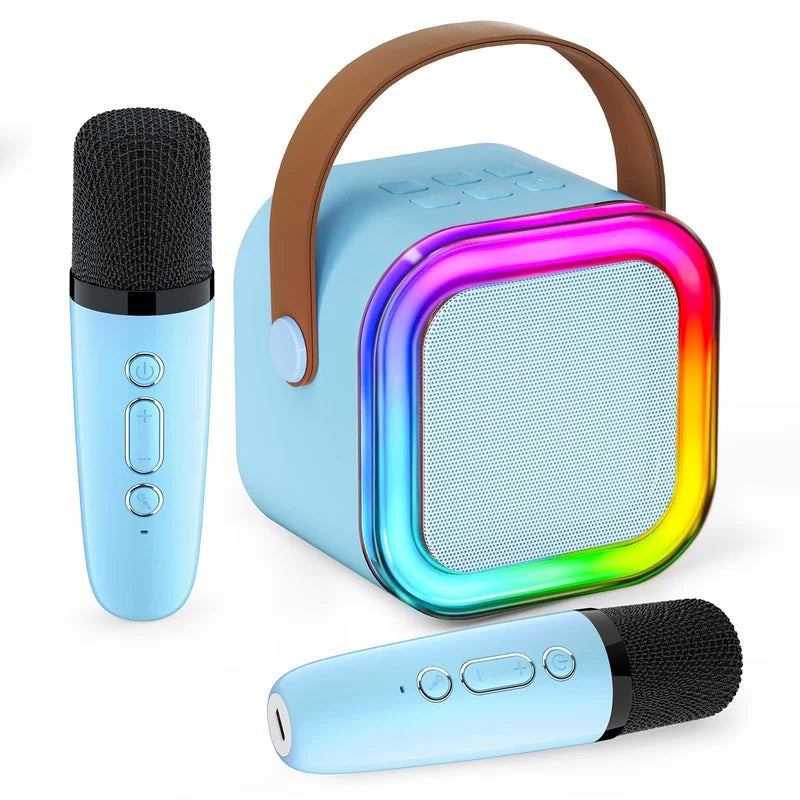 🧸 Mini karaoke machine with wireless microphone