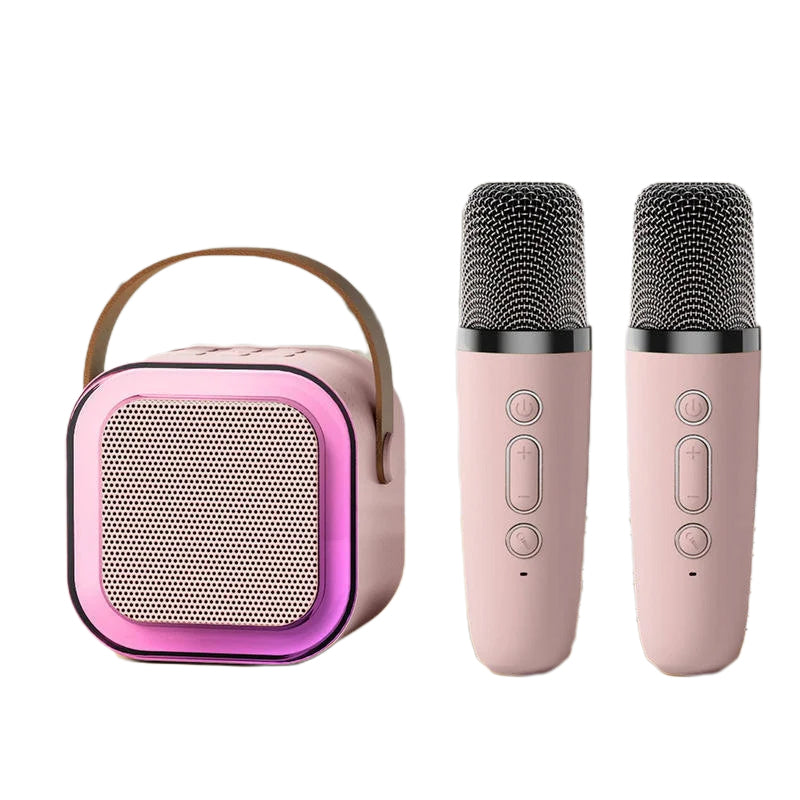 🧸 Mini karaoke machine with wireless microphone