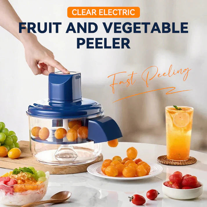 ⏳Limited-Time Offer⏰Transparent Electric Fruit and Vegetable Peeler🍇🧄