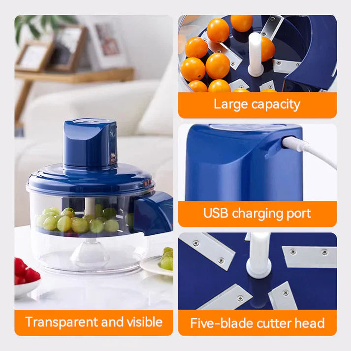 ⏳Limited-Time Offer⏰Transparent Electric Fruit and Vegetable Peeler🍇🧄