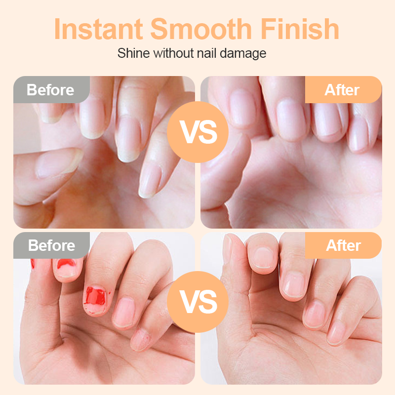 ✂️ 2-i-1 smart elektrisk nagelklippare & polerare – Klämsäker design & LED-ljus 💅