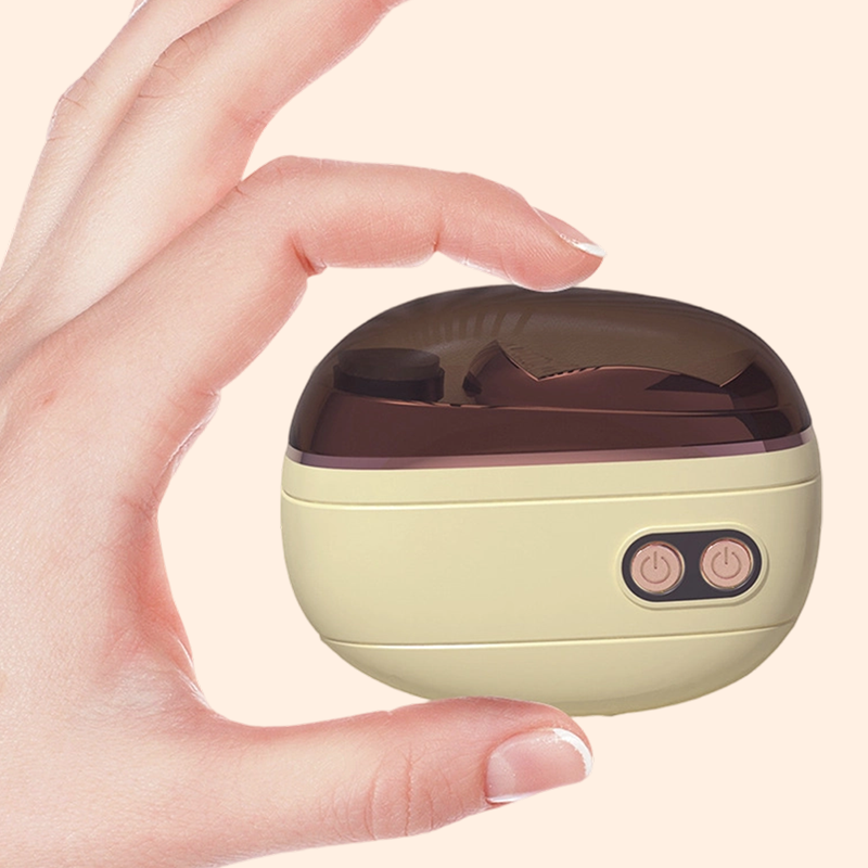 ✂️ 2-i-1 smart elektrisk nagelklippare & polerare – Klämsäker design & LED-ljus 💅